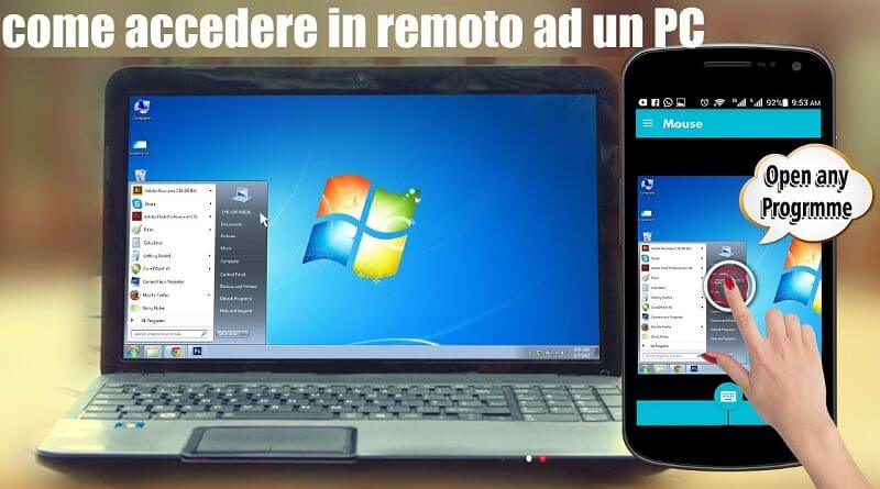 come accedere in remoto ad un PC