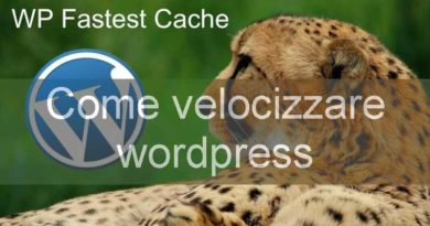 come velocizzare wordpress con il plugin wp fastest cache