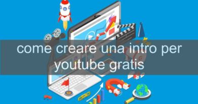 come creare una intro per youtube gratis