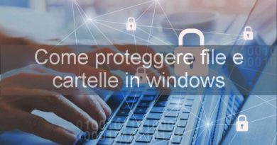 come proteggere file