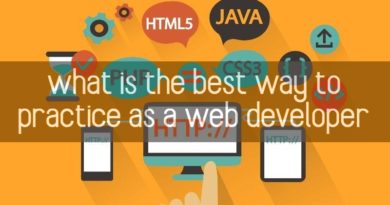 to practice as a web developer