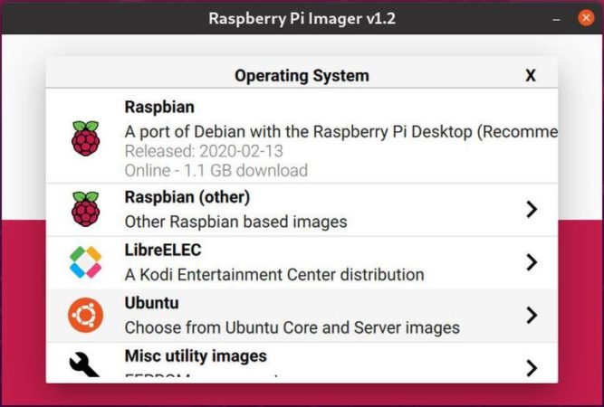 raspberry pi imager