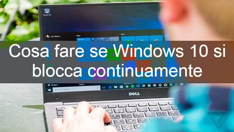 Windowssibloccacontinuamente