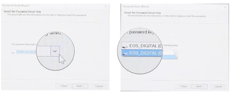 resettare la password di windows 10