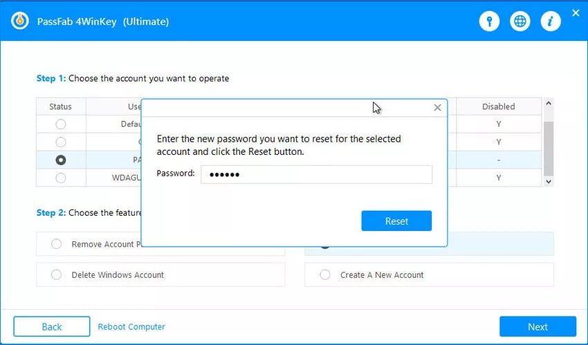 how to reset the windows 10 password