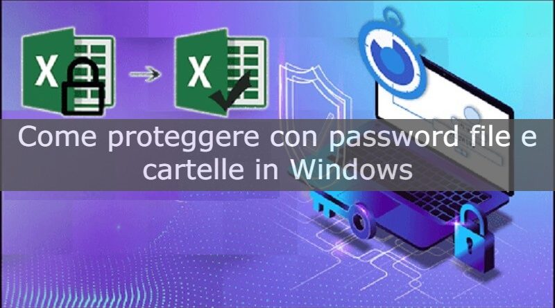 proteggere con password file e cartelle