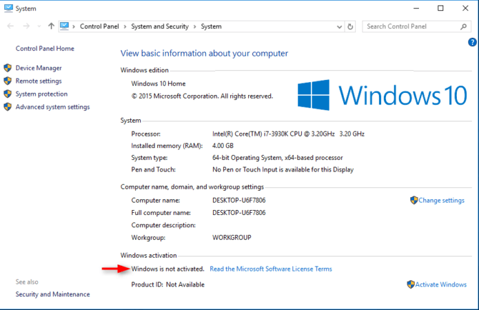 come attivare windows 10 gratis