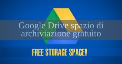 google drive spazio