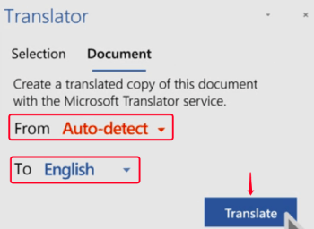 autodetect lingua documento pdf