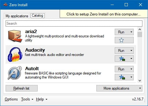 download zero install per velocizzare windows 10