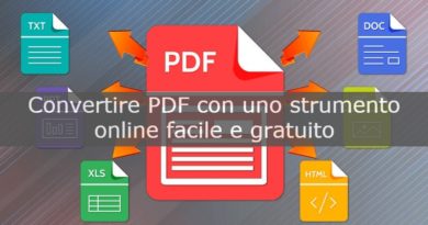 convertire pdf