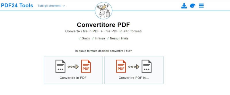 convertire pdf