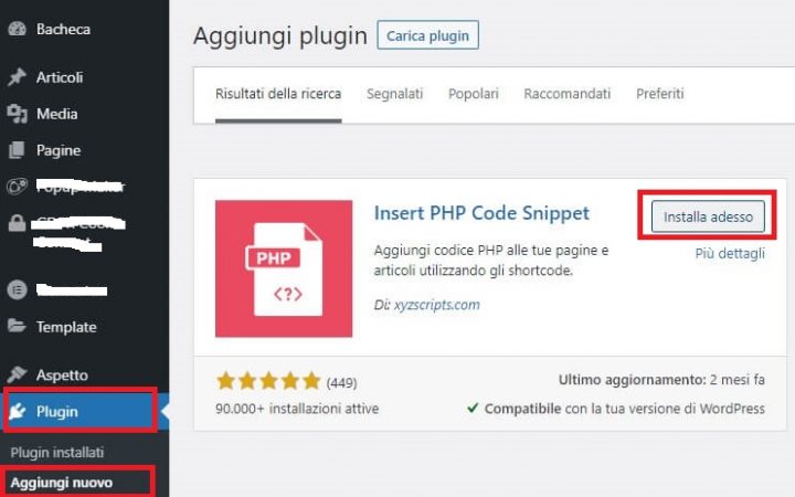 sviluppare web application con wordpress