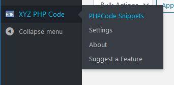sviluppare web application con il plugin insert php code snippets