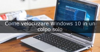 velocizzare windows 10