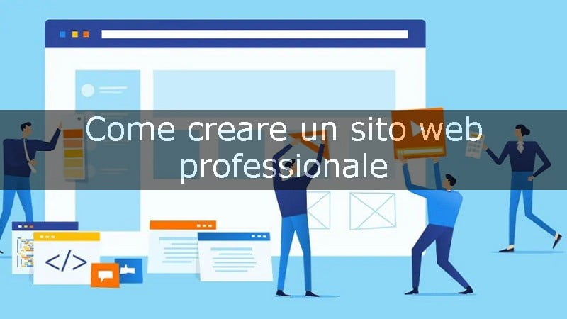 creare un sito web professionale