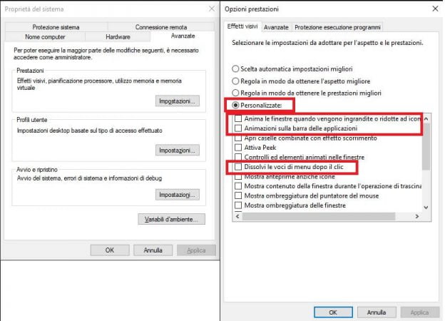 come velocizzare windows 10