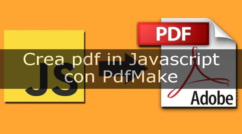 crea pdf con pdfmake