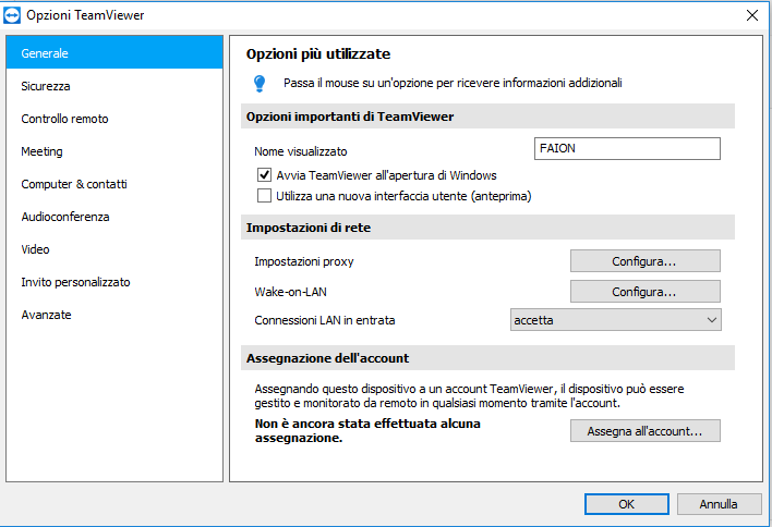 controllo remoto pc con teamviewer