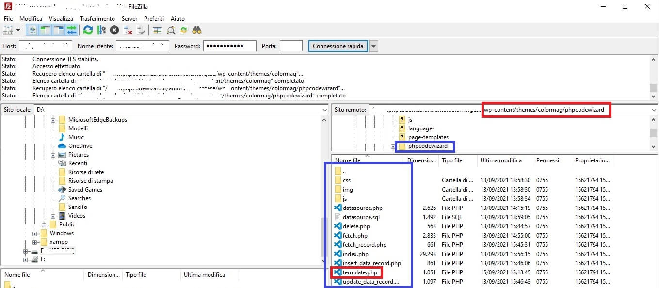 client ftp filezilla