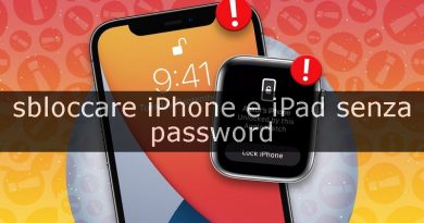 sbloccare iphone