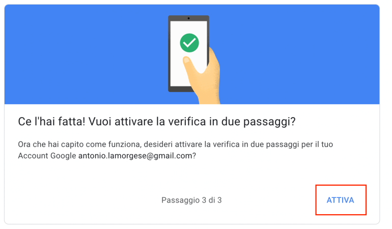 sicurezza di gmail