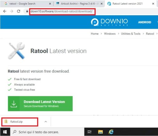 SICUREZZA DI WINDOWS CON RATOOL