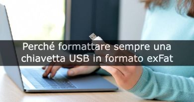 formattare una chiavetta usb