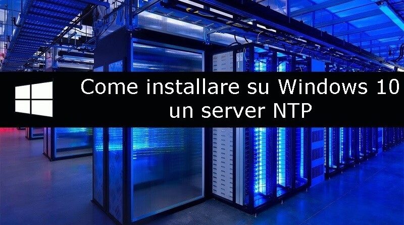 come installare su windows 10 un server ntp