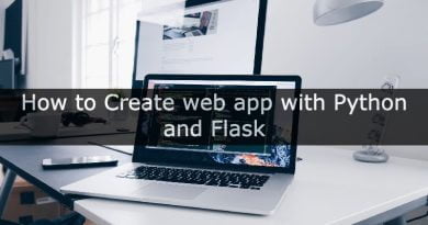 create web app with python