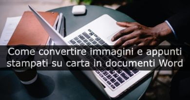 convertire immagini in word