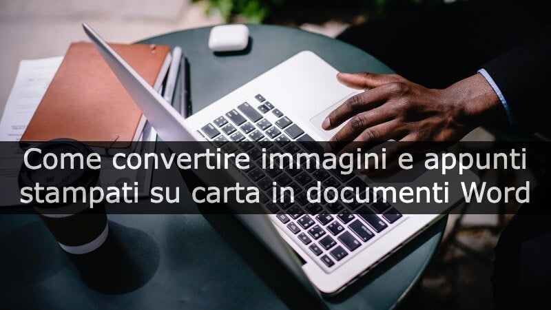 convertire immagini in word