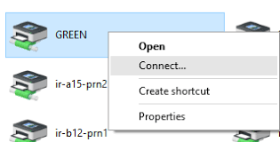 connetti stampante su windows 10