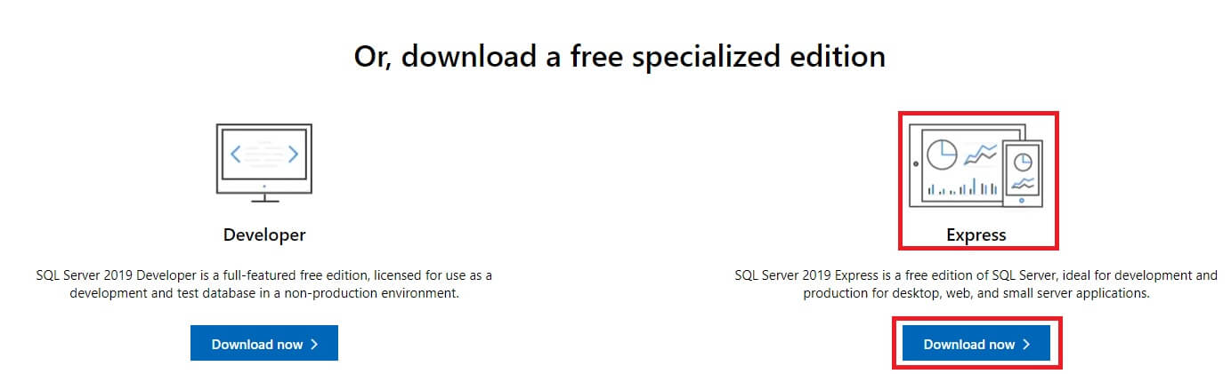 download microsoft sql server express