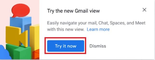 prova nuova interfaccia gmail