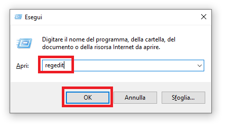 aumentare memoria ram - accedendo al registro di configurazione