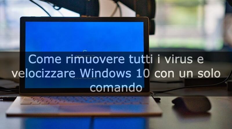 velocizzare windows 10