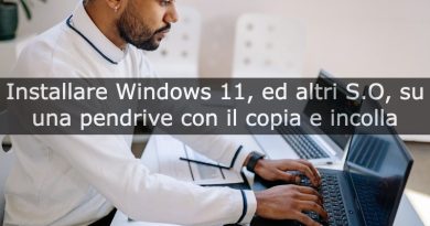 installare windows 11 con il copia e incolla su pendrive