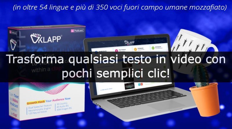 trasforma qualsiasi testo in video con pochi semplici clic