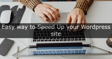 Easy way to Speed Up your Wordpress site