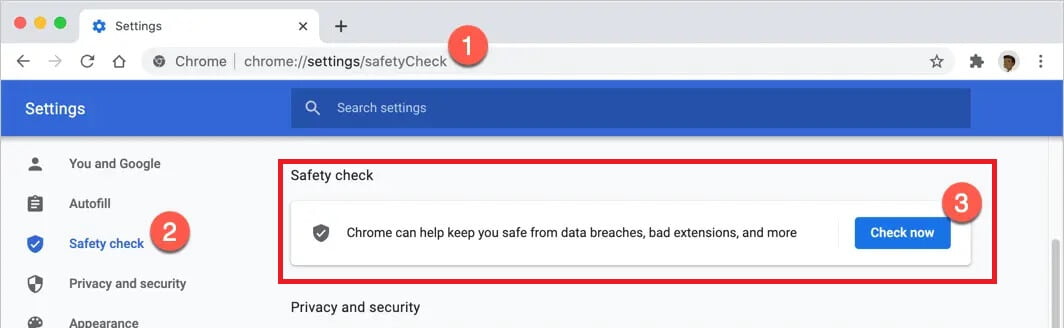 Integrity check of passwords and updates