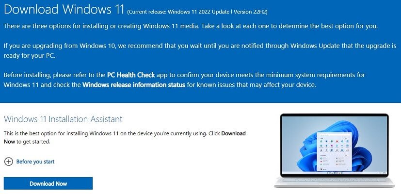 Download ISO Windows 11