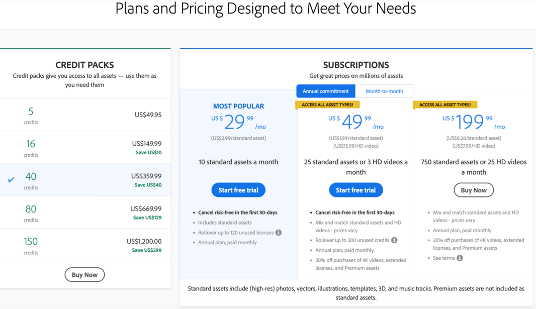 Plans and Pricing