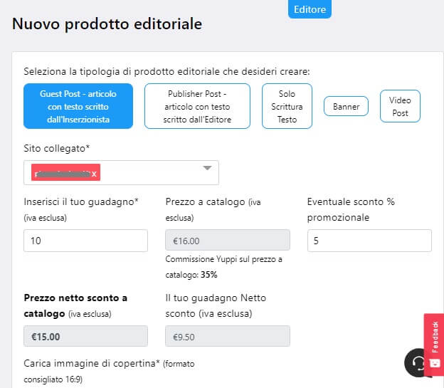 Crea il tuo primo prodotto editoriale