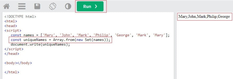 Eliminando valores duplicados em um array Javascript