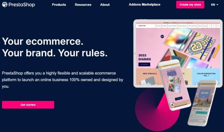 Home page Prestashop