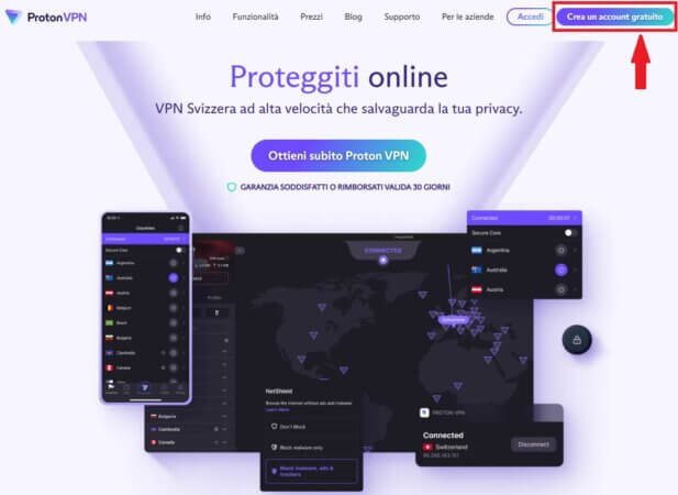 Home page Proton VPN