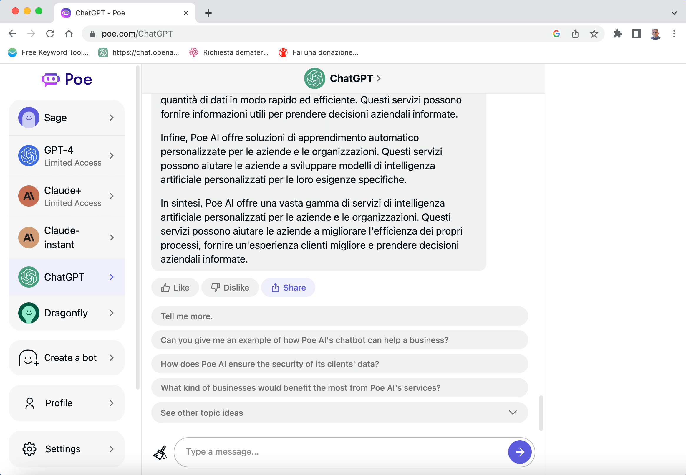 intelligenza artificiale ChatGPT