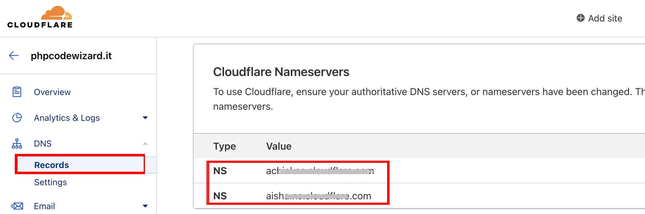 Get DNS Address