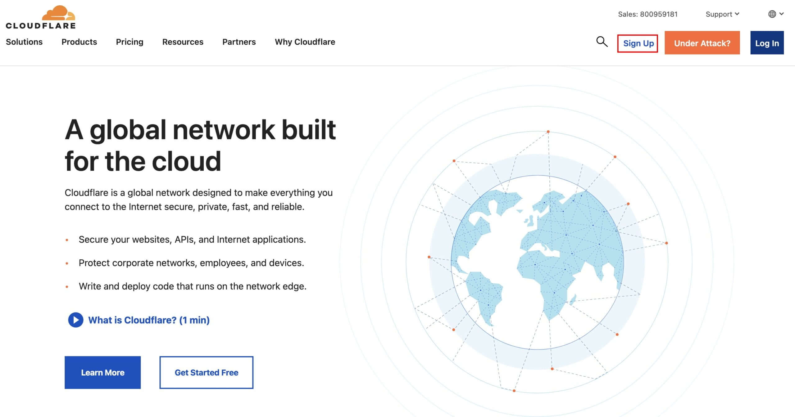 home page cloudflare